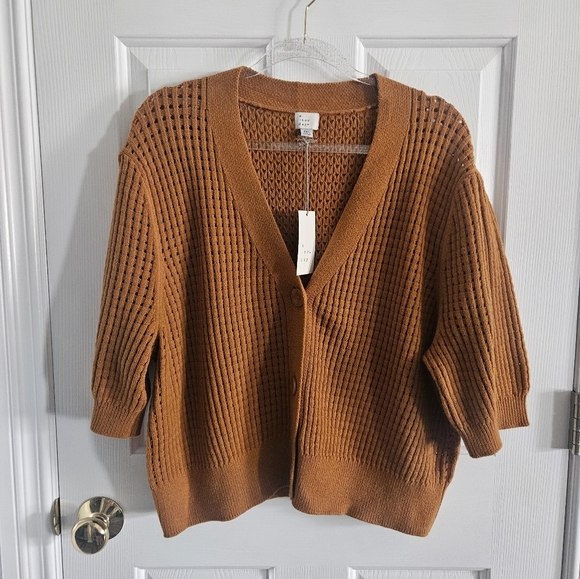 NWT Target a new day knit button front cardigan - Picture 1 of 6